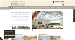 Desktop Screenshot of conservatoryblinds.co.uk